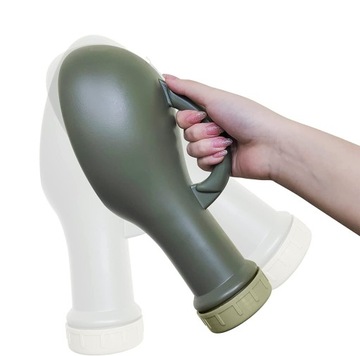 1 литр ПОРТАТИВНЫЙ писсуар УНИСЕКС, ПРОТЕЧНЫЙ, с КРЫШКОЙ