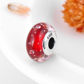 Charms Murano zawieszka Wkręcany srebro S925