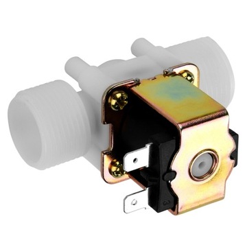 Plastikowy Elektrozawór zawór DC 12V DN20 G3/4