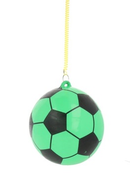 ПРУЖИННЫЙ РЕЗИНОВЫЙ ИГРОВОЙ МЯЧ, НАДУВНОЙ, МЯГКИЙ, СО СТРУНОЙ, ТРЕНИРОВОЧНЫЙ