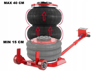 PODNOŚNIK PNEUMATYCZNY BAŁWANEK PODUSZKA PODUSZKOWY 3500 kg 3.5T + GUMA