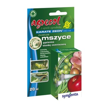 ŚRODEK PREPARAT NA MSZYCE GĄSIENICE STONKĘ AGRECOL KARTE ZEON 050 CS 20 ML