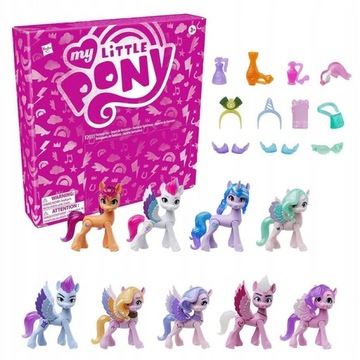 MY LITTLE PONY - KOLEKCJA KRÓLEWSKIEJ GALI 9 FIGUREK KUCYKI + AKCESORIA