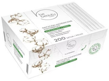 Patyczki higieniczne papierowe Be Beauty 200 szt.