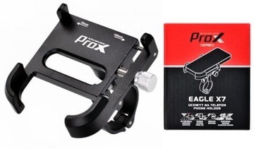Uchwyt Prox Eagle X7 Alu do smartphona czarny obracany 360st