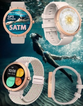ЖЕНСКИЕ СМАРТ-ЧАСЫ PROVENTUS GPS AMOLED МЕНЮ EN TALK ВОДОНЕПРОНИЦАЕМЫЙ