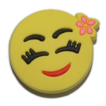 Buźka, smile - Przypinka do butów - Kwiatek - 1597