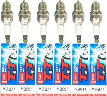 6X ŚWIECA ZAPŁONOWA DENSO K20TT BENZYNA LPG