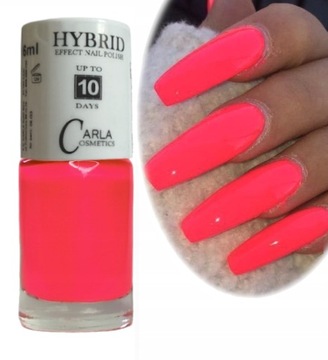 CARLA HYBRID EFFECT lakier bez lampy UV 677 neon