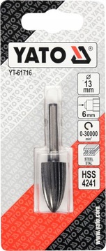 ФРЕЗА, НАПИЛЬНИК HSS ПО МЕТАЛЛУ, 13 мм, КОНИЧЕСКИЙ