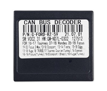 АДАПТЕР МОДУЛЬ CAN-ШИНЫ CANBUS FOCUS FIESTA MONDEO