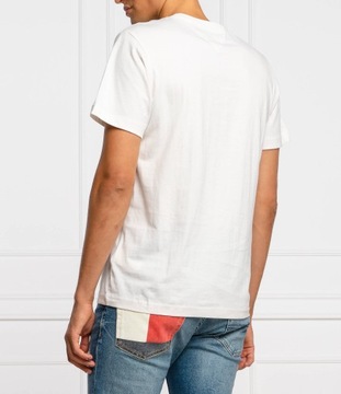 TOMMY JEANS HILFIGER BIAŁY T-SHIRT BASIC