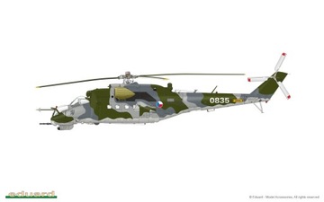 Eduard 11163 Helicopter Mil Mi-24V / Mi-35 Hind E model helikopter 1/48