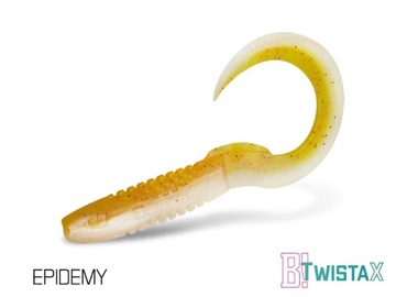 Искусственная приманка/резина Delphin TwistaX Eeltail UVs / 5шт 6см/МИКС