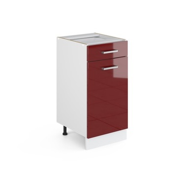DOLNA SZAFKA KUCHENNA BEZ BLATU 40CM, BORDO VICCO