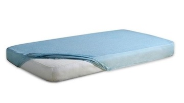 Podkład antyalergiczny frotte niebieski 60x120