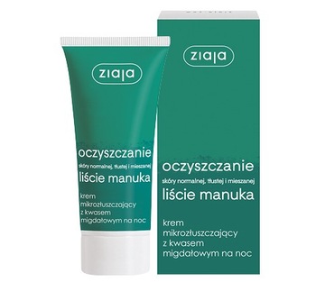Manuka krem mikrozł. z kwasem migdałowym Ziaja