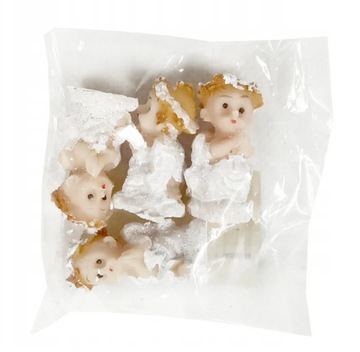 КЕРАМИЧЕСКИЕ ФИГУРКИ АНГЕЛОВ, СПАСИБО ГОСТЯ, 4 шт.