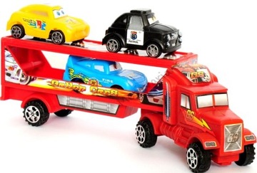 AUTO TIR LAWETA AUTA + 3 CARS MANIEK