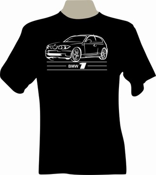 KOSZULKA T-shirt z nadrukiem dla fana BMW 1 E81