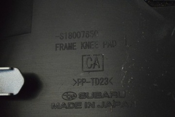 TOYOTA GT86 PODLOŽKA POD KOLENO LEVÝ ZN6 2015 RHD