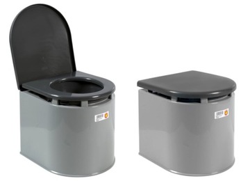 TOALETA PRZENOŚNA DLA CHORYCH SENIORA PRZENOŚNE WC + PAPIER 8 rolek+PŁYN 2L