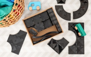 Connetix Магнитные строительные блоки Creative Roads Pack, 48 шт.