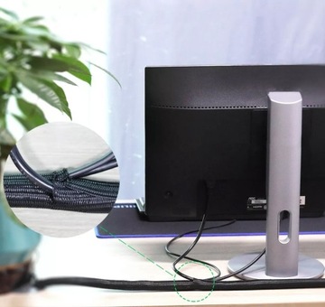 ОРГАНАЙЗЕР ЧЕХОЛ ДЛЯ КАБЕЛЯ 30-45мм ПЛЕТЕННЫЙ ЧЕХОЛ 3м