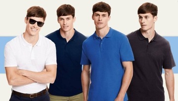 ОРИГИНАЛЬНАЯ ФУТБОЛКА ПОЛО FRUIT OF THE LOOM Белая, L