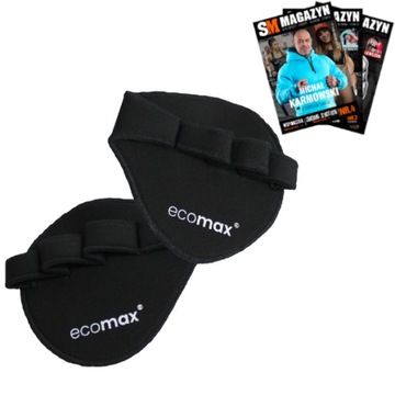 ECOMAX GRIP PAD NAKŁADKI NA DŁONIE CZARNE