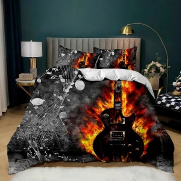 pościel Zestaw poszewek na gitarę elektryczną w sp
