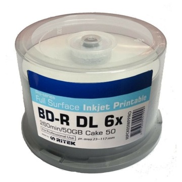 Płyty Blu-Ray BD-R 50GB x6 TRAXDATA DO NADRUKU 10
