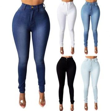 Skinny Jeans High Waist Women's Skinny Fit Denim J