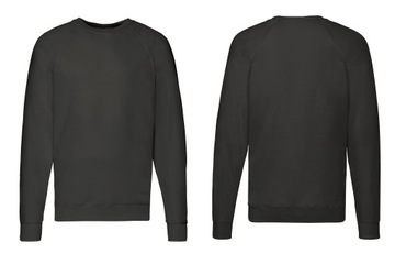 BLUZA FRUIT OF THE LOOM LEKKA Raglan Grafit L