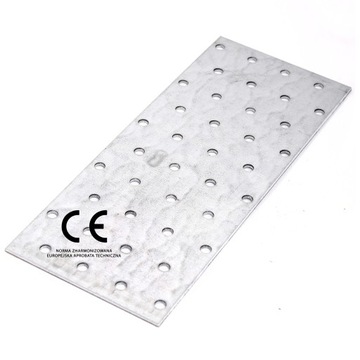 Płytka perforowana, łącznik płaski 80x200x2 10szt
