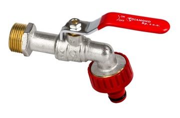 Zawór kulowy czerpalny ogrodowy 3/4'' DN20 PN16
