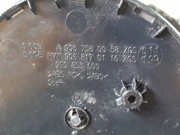 MERCEDES SPRINTER 906 ZNAKY ZADNÍ ZNAK A9067580058