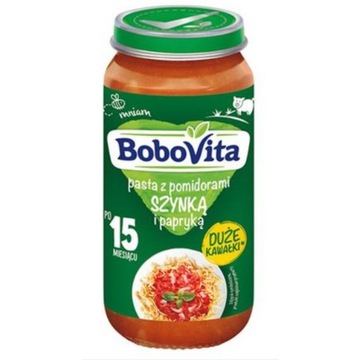 BOBOVITA Danie Makaron z Pomidorami 15 m+ 250 g