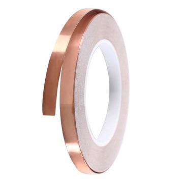 10mm X 30M Adhesive Copper Foil Tape EMI Shielding Guitar Slug Snail