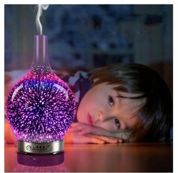 3D стеклянный диффузор эфирного масла, тихий