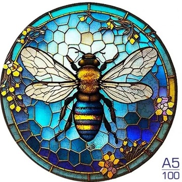 Sunflower Butterfly Jigsaw Wood Puzzle, Difficult To Play Irregular Animal