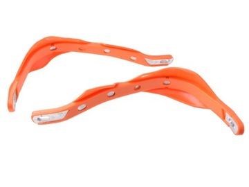 HANDBARY WZMOCNIONE pomarancz+mocowania Cross ATV