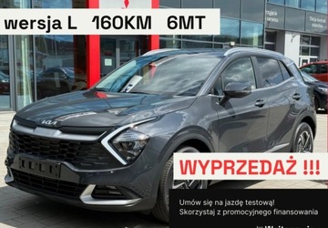 Kia Sportage V SUV 1.6 T-GDI 160KM 2025 Kia Sportage MY25 wersja L, silnik 160KM skrzynia manualna 6MT 1.6 Benzyna