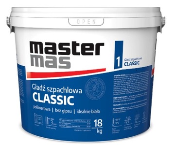 MASTER MAS GOTOWA GŁADŹ SZPACHLOWA 18KG