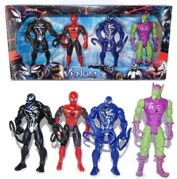 СВЕТОВЫЕ ФИГУРКИ МСТИТЕЛИ 4 ЧЕЛОВЕКА-ПАУКА VENOM CARNAGE