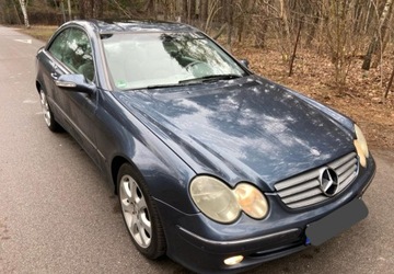 Mercedes CLK W209 Coupe C209 2.6 V6 (240) 170KM 2003 Mercedes-Benz CLK 2.6 V6 Jasne Skory Automat