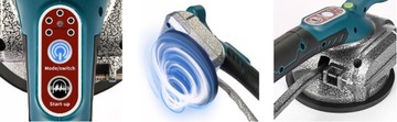 ВИБРАЦИОННАЯ ПРИСОСКА ДЛЯ ПЛИТКИ ВИБРАТОР ДЛЯ ВЫРАВНИВАНИЯ 2xBAKU POWERFUL 21V PRO