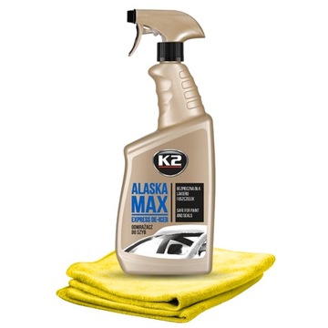 K2 odmrażacz do szyb ALASKA 700ml + GRATIS