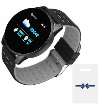 SMARTWATCH Zegarek WODOODPORNY POŁĄCZENIA PL MENU SPORT PULS SMART WATCH