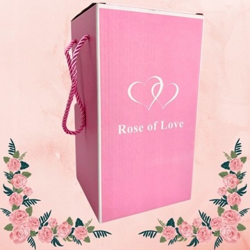 Роза в стекле с подсветкой Волшебный вечный цветок в подарок для нее